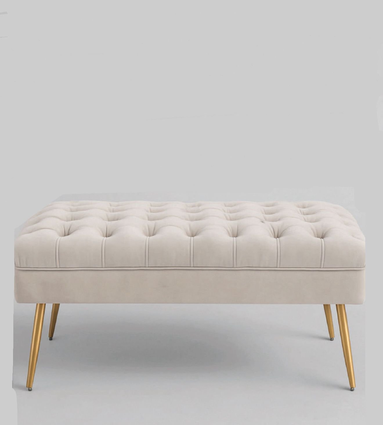 Beige Small Bench